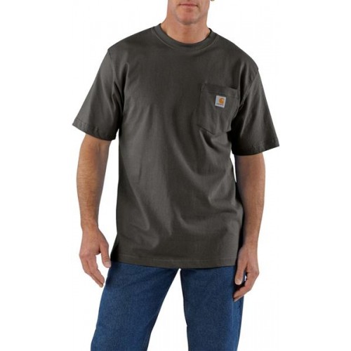 Carhartt Men's Workwear K87 Pocket Peat T-Shirt Carhartt Men's Workwear K87 Pocket Peat T-Shirt
