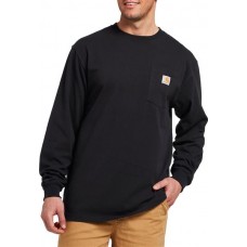Carhartt Men's Workwear Long Sleeve Black Shirt