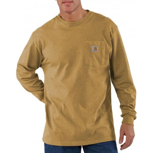 Carhartt Men's Workwear Long Sleeve Yellowstone Heather Shirt Carhartt Men's Workwear Long Sleeve Yellowstone Heather Shirt