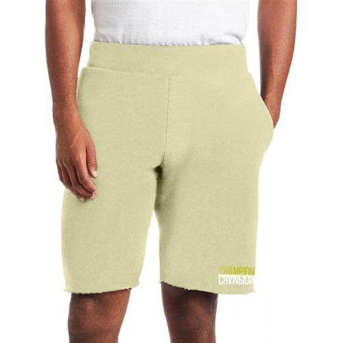 Champion Life Men's Reverse Weave Cut Off Lemon Glacier Shorts Champion Life Men's Reverse Weave Cut Off Lemon Glacier Shorts