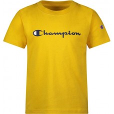 Champion Little Boys' Classic Script Basketball T-Shirt and Shorts Team Gold/Navy Set