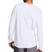 Champion Men's Chest Script Long Sleeve White Tee