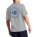 Champion Men's Classic Circle Graphic Oxford Gray T-Shirt Champion Men's Classic Circle Graphic Oxford Gray T-Shirt