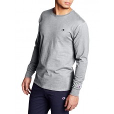 Champion Men's Classic Cotton Long Sleeve Oxford Gray Shirt
