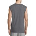 Champion Men's Classic Jersey Script Logo Graphic Muscle Tank Granite Heather Top