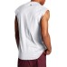 Champion Men's Classic Jersey Script Logo Graphic Muscle Tank White Top