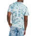 Champion Men's Crush Dye Classic Crush Dye Aqua Tonic T-Shirt Champion Men's Crush Dye Classic Crush Dye Aqua Tonic T-Shirt