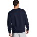 Champion Men's Powerblend Graphic Crew Navy Sweatshirt