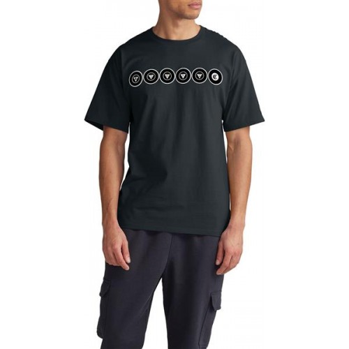 Champion Men's Powerblend Magic 8 Ball Classic Short Sleeve Black T-Shirt Champion Men's Powerblend Magic 8 Ball Classic Short Sleeve Black T-Shirt