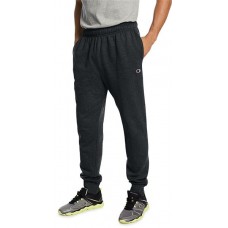 Champion Men's Powerblend Retro Fleece Jogger Black Pants Champion Men's Powerblend Retro Fleece Jogger Black Pants