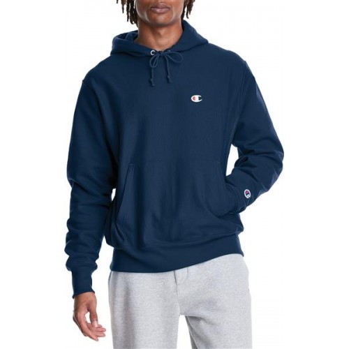 Champion Men's Reverse Weave Jetson Blue Hoodie Champion Men's Reverse Weave Jetson Blue Hoodie