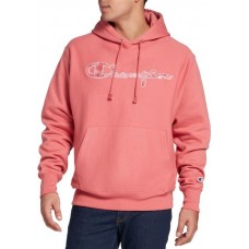 Champion Men's Reverse Weave Pullover Pink Hoodie