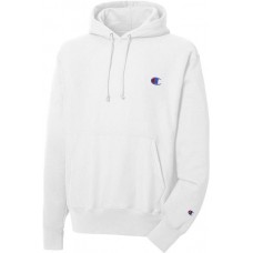 Champion Men's Reverse Weave White Hoodie Champion Men's Reverse Weave White Hoodie