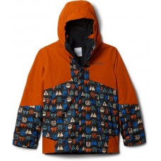 Columbia Boys' Bugaboo Interchange Black Biconic/Warm Copper Jacket