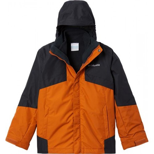 Columbia Boys' Bugaboo Interchange Warm Copper/Black Jacket Columbia Boys' Bugaboo Interchange Warm Copper/Black Jacket