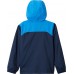 Columbia Boys' Glennaker Rain Collegiate Navy/Azure Blu Jacket