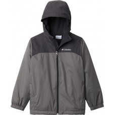 Columbia Boys' Glennaker Sherpa Lined Rain City Grey Jacket