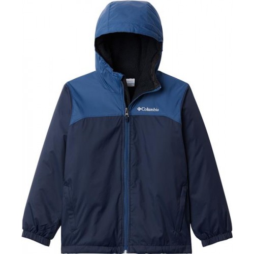 Columbia Boys' Glennaker Sherpa Lined Rain Night Tide Jacket Columbia Boys' Glennaker Sherpa Lined Rain Night Tide Jacket