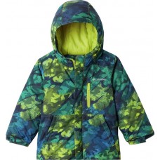 Columbia Boys' Lightning Lift Insulated Brgt Chrtrse Brshdcmo Prt Jacket