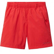 Columbia Boys' PFG Backcast Red Hibiscus Shorts Columbia Boys' PFG Backcast Red Hibiscus Shorts