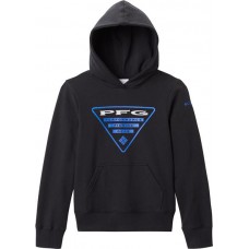Columbia Boys' PFG Graphic Black/Tanzanite PFG Tri Hoodie