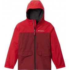 Columbia Boys' Rain-Zilla Red Jasper/Mountain Red Jacket