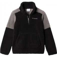 Columbia Boy's Rugged Ridge III Sherpa 1/2 Zip Black/City Grey Pullover
