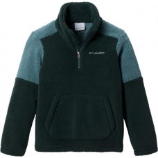 Columbia Boy's Rugged Ridge III Sherpa 1/2 Zip Spruce/Metal Pullover