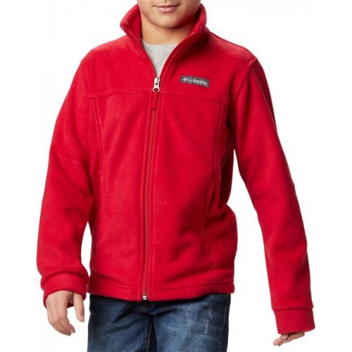 Columbia Boys' Steens Mountain Fleece Mountain Red Jacket Columbia Boys' Steens Mountain Fleece Mountain Red Jacket