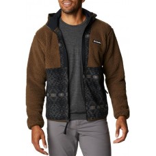 Columbia Men's Backbowl Sherpa Full Zip Olive Green/Black Hoodie