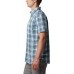Columbia Men's Big & Tall Rapid Rivers II Short Sleeve Button Down Bluestone Multi Plaid Shirt Columbia Men's Big & Tall Rapid Rivers II Short Sleeve Button Down Bluestone Multi Plaid Shirt