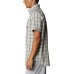 Columbia Men's Big & Tall Rapid Rivers II Short Sleeve Button Down Olive Green Gingham Shirt