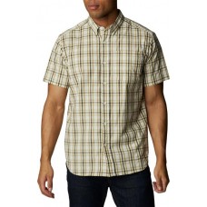 Columbia Men's Big & Tall Rapid Rivers II Short Sleeve Button Down Savory Everyday Gingham Shirt Columbia Men's Big & Tall Rapid Rivers II Short Sleeve Button Down Savory Everyday Gingham Shirt