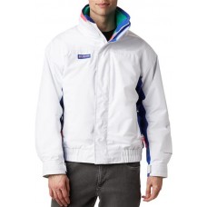 Columbia Men's Bugaboo 1986 Interchange 3-in-1 Wht/LapisBlu/BrghtGeranum Jacket