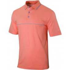 Columbia Men's Cruising Golf Tiki Pink Polo Columbia Men's Cruising Golf Tiki Pink Polo