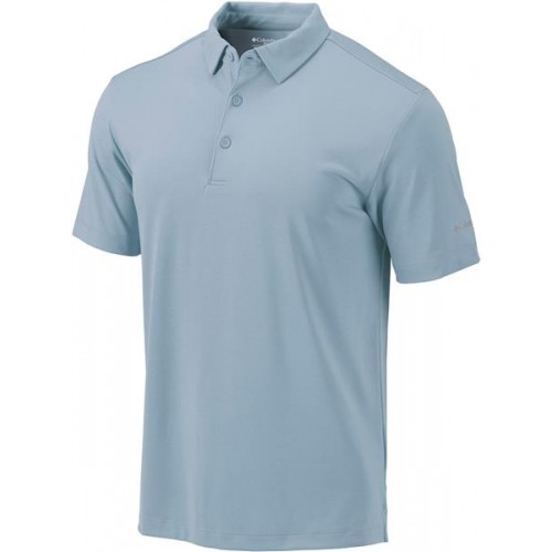 Columbia Men's Drive Golf Cirrus Grey Polo Columbia Men's Drive Golf Cirrus Grey Polo