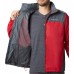 Columbia Men's Glennaker Lake Rain Mountain Red/Graphite Jacket Columbia Men's Glennaker Lake Rain Mountain Red/Graphite Jacket