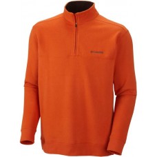 Columbia Men's Hart Mountain 1/2 Zip Backcountry Orange Pullover Columbia Men's Hart Mountain 1/2 Zip Backcountry Orange Pullover