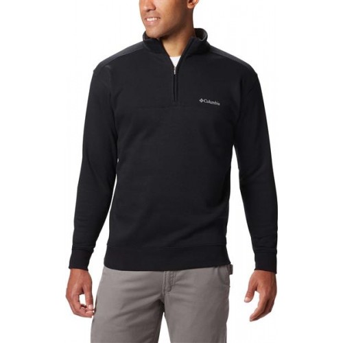 Columbia Men's Hart Mountain 1/2 Zip Black Pullover Columbia Men's Hart Mountain 1/2 Zip Black Pullover