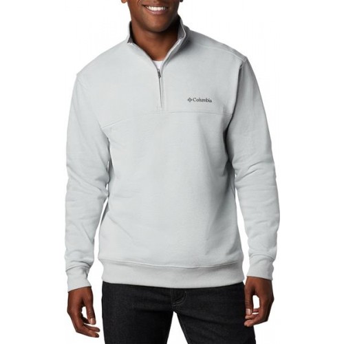 Columbia Men's Hart Mountain 1/2 Zip Columbia Grey Heather Pullover Columbia Men's Hart Mountain 1/2 Zip Columbia Grey Heather Pullover