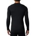 Columbia Men's Heavyweight Stretch Long Sleeve Black Shirt Columbia Men's Heavyweight Stretch Long Sleeve Black Shirt