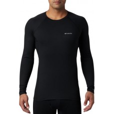 Columbia Men's Heavyweight Stretch Long Sleeve Black Shirt