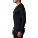 Columbia Men's Heavyweight Stretch Long Sleeve Black Shirt Columbia Men's Heavyweight Stretch Long Sleeve Black Shirt