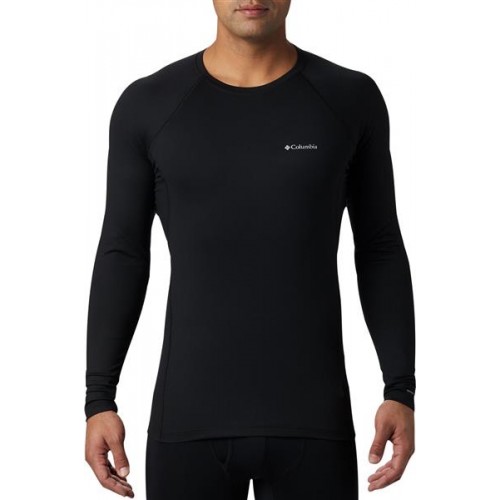 Columbia Men's Heavyweight Stretch Long Sleeve Black Shirt Columbia Men's Heavyweight Stretch Long Sleeve Black Shirt