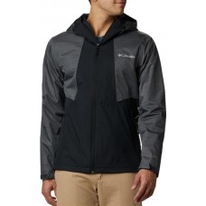 Columbia Men's Inner Limits II Rain Blk Graphite Hether Prnt Jacket