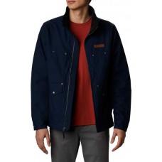 Columbia Men's Loma Vista Insulated Cllegite Nvy/Stne Grn Pld Jacket
