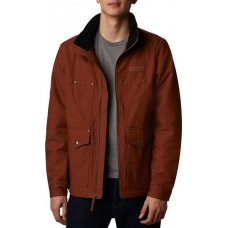 Columbia Men's Loma Vista Insulated Dark Amber/Black Plaid Jacket