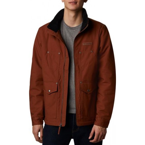 Columbia Men's Loma Vista Insulated Dark Amber/Black Plaid Jacket Columbia Men's Loma Vista Insulated Dark Amber/Black Plaid Jacket