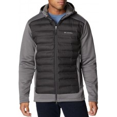 Columbia Men's Out-Shield Insulated Full Zip Hooded City Grey/Shark Jacket Columbia Men's Out-Shield Insulated Full Zip Hooded City Grey/Shark Jacket