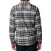 Columbia Men's Outdoor Elements II COL Grey Oversize Tartan Flannel Columbia Men's Outdoor Elements II COL Grey Oversize Tartan Flannel